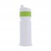 Sports bottle with edge 750ml, White / Light Green