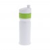 Sports bottle with edge 750ml, White / Light Green
