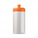 Sportbidon classic 500ml, Wit / Oranje