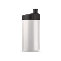 Sport bottle design 500ml, White / Black