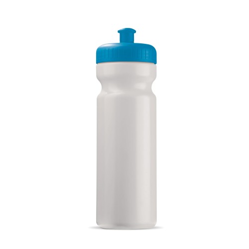 Sport bottle classic 750ml, White / Light Blue Sport bottle classic 750ml, White / Light Blue