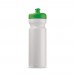 Sportbidon classic 750ml, Wit / Groen
