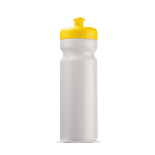 Sport bottle classic 750ml, White / Yellow Sport bottle classic 750ml, White / Yellow