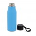 Isolierflasche mit Trageschlaufe 600ml, Hellblau