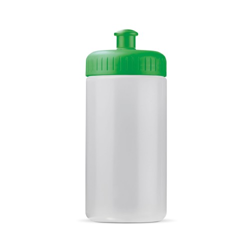 Sports bottle Bio based 500ml basic, Transparent / Green