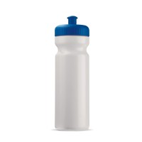 Sportbidon Bio 750ml, Wit / Blauw