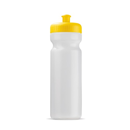 Sportbidon Bio 750ml, Transparant / Geel