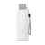 Water bottle Jude R-PET 500ml, Transparent / Grey