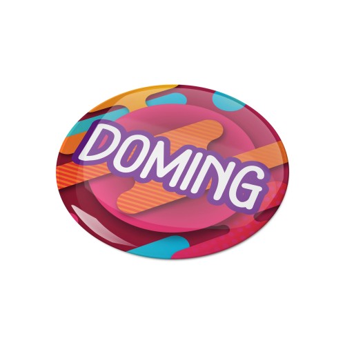 Doming Round Ø 40 mm, White