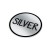 Vinyl Sticker Round Ø 13 mm, Silver