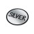Vinyl Sticker Rond Ø 17 mm, Zilver