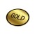 Vinyl Sticker Rond Ø 35 mm, Goud