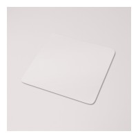 Vinyl Sticker Vierkant 25x25mm, Transparant