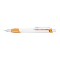 STRIPE Retractable ballpoint pen orange