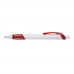 STRIPE Retractable ballpoint pen red