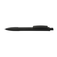 STRIPE Retractable ballpoint pen plain black