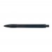 STRIPE Retractable ballpoint pen plain black