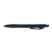 STRIPE Retractable ballpoint pen plain black