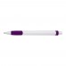 STRIPE Retractable ballpoint pen purple