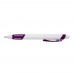 STRIPE Retractable ballpoint pen purple