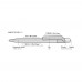 ON TOP K transparent SI GUM Retractable ballpoint pen cyan
