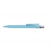 ON TOP K transparent SI GUM Retractable ballpoint pen light blue