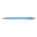 ON TOP K transparent SI GUM Retractable ballpoint pen light blue