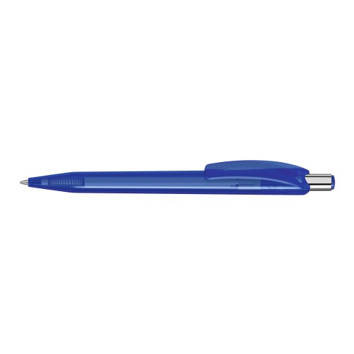 BEAT transparent Retractable ballpoint pen dark blue