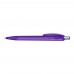 BEAT transparent Retractable ballpoint pen purple