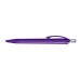 BEAT transparent Retractable ballpoint pen purple
