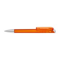 EFFECT TOP transparent SI Twist ballpoint pen orange