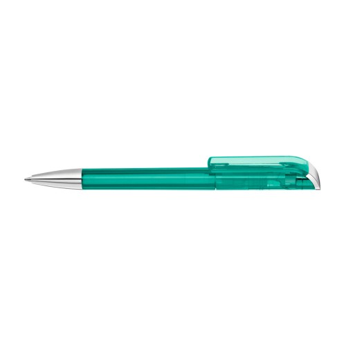EFFECT TOP transparent SI Twist ballpoint pen turquoise
