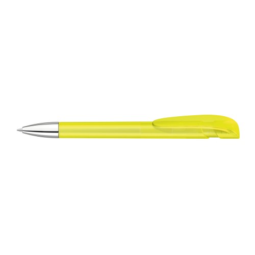 YES frozen SI Retractable ballpoint pen yellow