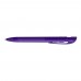 YES frozen Retractable ballpoint pen purple