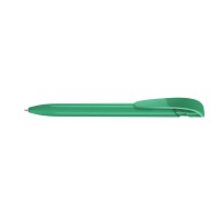 YES antibacterial Retractable ballpoint pen dark green