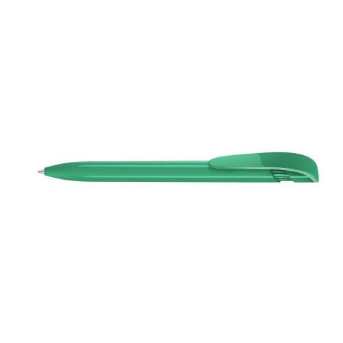 YES antibacterial Retractable ballpoint pen dark green
