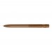 YES transparent Retractable ballpoint pen brown