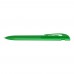 YES transparent Retractable ballpoint pen dark green