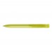 YES transparent Retractable ballpoint pen yellow