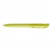 YES transparent Retractable ballpoint pen yellow