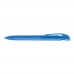 YES transparent Retractable ballpoint pen light blue