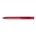 YES transparent Retractable ballpoint pen red