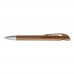 YES transparent SI Retractable ballpoint pen brown