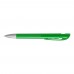 YES transparent SI Retractable ballpoint pen dark green
