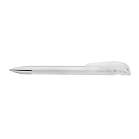 YES transparent SI Retractable ballpoint pen clear