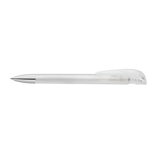 YES transparent SI Retractable ballpoint pen clear