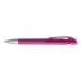 YES transparent SI Retractable ballpoint pen magenta