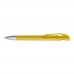 YES transparent SI Retractable ballpoint pen ocher