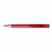 YES transparent SI Retractable ballpoint pen red