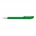 UP transparent SI Twist ballpoint pen dark green